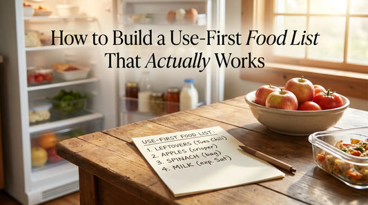 How to Build a Use-First Food List That Actually Works