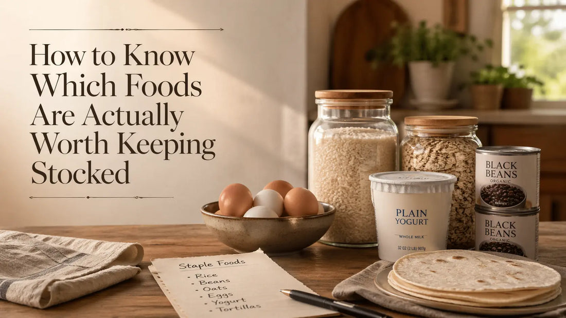 How to Know Which Foods Are Actually Worth Keeping Stocked